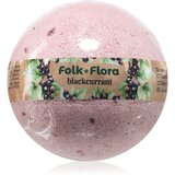 Folk & Flora Blackcurrant kroglica za kopel z osvežujočim učinkom 130 g cene