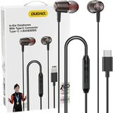 Dudao in-ear slušalke X1PROT žične usb-c 1,2 m črne, (21832929) Cene