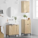  Set namještaja za kupaonicu s ladicama Zidne 3 pcs sonoma hrast | Eponuda.com