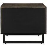  Stolić za kavu crni 80 x 50 x 40 cm od masivnog drva manga | shoptok.hr