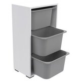 Hanah home višenamenska polica bronz 3D white grey | ePonuda.com