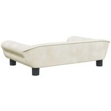  Krevet za pse krem 70 x 48 x 22 cm baršunasti | shoptok.hr