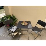  baštenski set sto i dve stolice dezen ratan | ePonuda.com