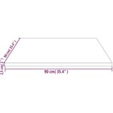 vidaXL Ploča za stol bijela 90x90x2 5 cm masivna borovina četvrtasta | shoptok.hr
