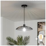  Brilagi - LED luster na sajli CERIA WIRE 1xE27/40W/230V prečnik 38 cm crna | Eponuda.com