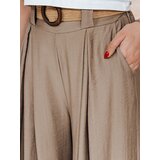DStreet Spodnie damskie MIRELOU brązowe | Shoptok.si