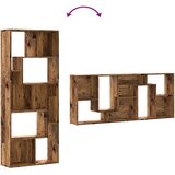  Regal za knjige boja starog drva 67x24x161 cm konstruirano drvo | shoptok.hr