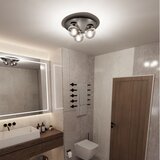 plafonsko svetlo solar 3xE14/10W/230V crno/sivo | Eponuda.com