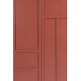 White Label Rdeča kovinska omarica 70x105x35 cm Davis – | Shoptok.si
