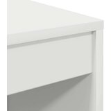 vidaXL Pisalna miza Bela Inženirski les Srednja Minimalistična | Shoptok.si