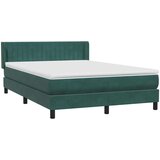 Box spring postelja z vzmetnico temno zelena 160x220 cm žamet, (22053848) | Shoptok.si