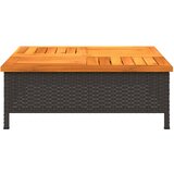  Pokrov za bazu suncobrana crni 70x70x25 cm poliratan i bagrem | Eponuda.ba
