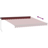 Tenda na ručno uvlačenje bordo 400 x 350 cm | Eponuda.ba