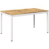  Stol za večeru u vrtu Bijela 141 x 80,5 x 75 cm | shoptok.hr