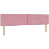  LED krevet za pohranu s madracem Ružičasta 200 x 200 cm Baršun | shoptok.hr