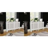 Pokrovi za radijator 2 kom bijeli mdf 152 cm Cijene