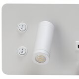  Immax 08285L-LED Zidno svetlo sa policom, USB i bežičnim punjenjem LED/3W/230V + LED/3W | Eponuda.com