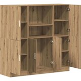  3-dijelni set kuhinjskih ormarića Artisan hrast izrađen od drva - hrast artisan 1 | shoptok.hr