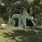 Šator Teepee za 5 osoba s krovom Zelena 545 x 450 x 295 cm | shoptok.hr