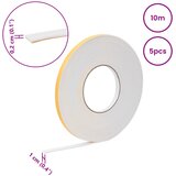  Samoljepljiva pjenasta traka 5 pcs Bijela 10mm x 10m CR pjena | shoptok.hr