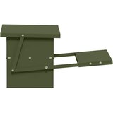 Feeder s nogom za piliće Maslinasto zelena 48,5 x 39,5 x 19 cm | shoptok.hr