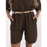 Italy Moda Shorts-MI-SN-6620.72P-dark brown | shoptok.hr