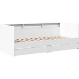  Dnevni krevet s ladicama bijeli 90 x 190 cm konstruirano drvo | shoptok.hr