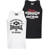 Lonsdale Men's singlet slim fit double pack Cene