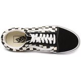 Vans Black-and-White Women Patterned Leather Sneakers UA Old Skool Platfor - Women | Eponuda.com