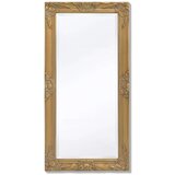 vidaXL Stensko ogledalo baročno 100x50 cm zlato, (20798221) | Shoptok.si