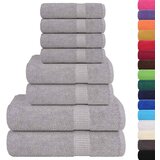  Set ručnika FROGN od 8 dijelova sivi 360 g/m² | shoptok.hr