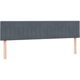 Krevet s oprugama i madracem tamnosivi 180x210 cm baršunasti | Eponuda.ba