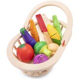 New Classic Toys Komplet za rezanje – košara z zelenjavo | Shoptok.si