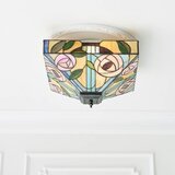 Endon 70699 - Plafonsko svetlo Tiffany WILLOW 2xE27/60W/230V 35x35 cm | Eponuda.com