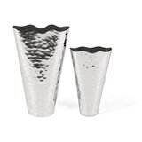 GINER Y COLOMER Komplet dveh vaz iz aluminija s sijajnim zaključkom, (22147707) | Shoptok.si