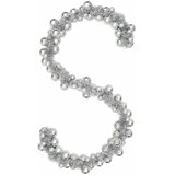  Garland od božićnih kuglica Srebrno 186 cm Polistiren | shoptok.hr