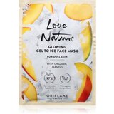 Oriflame Love Nature Gel To Ice Organic Mango posvetlitvena maska za obraz 10 ml | Shoptok.si