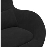  Jajolika fotelja Crna 63 x 73 x 90 cm Baršun | shoptok.hr