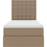  Krevet s od storage s madracem Kapućino 90 x 200 cm Lažna koža | shoptok.hr