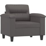  Fotelja siva 60 cm od umjetne kože | shoptok.hr
