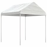  Sjenica s krovom bijela 2,28 x 2,23 x 2,69 m polietilen | shoptok.hr