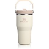 Stanley IceFlow™ Flip Straw 2.0 Tumbler termosica od nehrđajućeg čelika Cream 590 ml | shoptok.hr