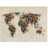  Tapeta - World Map - a kaleidoscope of colors 200x154 | shoptok.hr