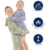 Tiseco Home Studio Plavi dječji ogrtač od mikropliša Delux – | shoptok.hr