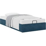  Okvir za krevet bez madraca tamnoplavi 90x190 cm baršunasti | shoptok.hr