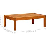  Klop z mizico in stolčki za noge trden akacijev les, (20657981) | Shoptok.si