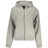 Converse ženska hoodie dukserica na patentni zatvarač siva | shoptok.hr
