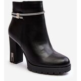 Kesi Women's ankle boots with embellishments, black Carrolla Cene