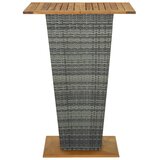  Barski stol sivi 80x80x110 cm poliratan i masivno drvo bagrema | Eponuda.ba
