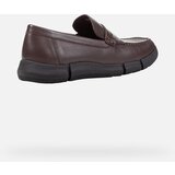 Geox Dark brown men's moccasins Adacter M Wide - Men's | ePonuda.com